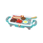 Nessiworld QF2908P-1-QF2908G-1 Işıklı Aksesuarlı Teppanyaki Izgara -Vardem Oyuncak - 1