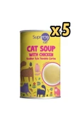 Supreme Cat Tavuklu Kedi Çorbası 135 Ml x 5 Adet - 1