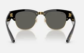 Ray-Ban Mega ClubMaster ASAP Rocky Özel Koleksiyon Güneş Gözlüğü 0RB0316S Black On Gold Dark Grey 53 Ekartman 6826J5 - 10