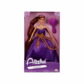 0835 SUN-RST-SIS-MNK Alisha Prenses Uzun Saçlı Aksesuarlı Bebek Set 29 cm 3renk -Sunman - 3