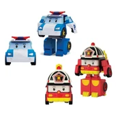 Nessiworld POLI MRT-674 Robocar Poli Mini Transforming Kasabanın Kurtarma Araçları 4lü Set - 1