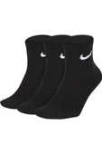 Nike Everyday Ltwt Ankle Unx SX7677-010 3'lu Çorap - 1