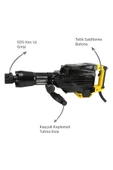 RTM2760 Elektropnömatik Sds Hex Kırıcı 1700 W 60 Jul - 3