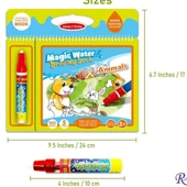 Magic Water Sihirli Boyama Kitabı - Hayvanlar - 6