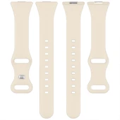 Huawei Watch Fit3 Fit 4 Fit 4 Pro İle Uyumlu İnce Ve Zarif Tasarım Silikon Kordon Kayış  Starlight thumbnail 5