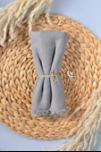 Bambu Kraş Şal Gri - 3