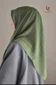 Bambu Kraş Eşarp Yeşil - 2