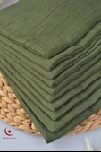 Bambu Kraş Eşarp Yeşil - 4