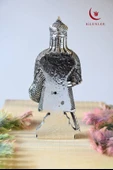 Fetih Zırh Ayetel Kürsi Biblo Orta Boy 11×27 cm– Gümüş Renk Metal Dekoratif Aksesuar - 3