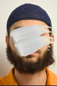 Erkek Örme Takke Lacivert  Hac ve Umre İçin İdeal Nefes Alabilir Standart Beden Takke - 1
