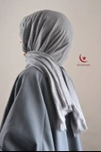 Bambu Kraş Şal Gri - 1