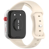 Huawei Watch Fit3 Fit 4 Fit 4 Pro İle Uyumlu İnce Ve Zarif Tasarım Silikon Kordon Kayış  Starlight thumbnail 2