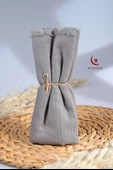 Bambu Kraş Şal Gri thumbnail 4