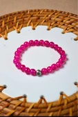 Bileklik Canlı Renkli Cam Boncuk Fuşya 3 Adet – Her Bileğe Uyumlu, Şık ve Zarif Aksesuar thumbnail 4
