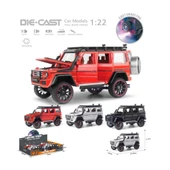 Nessiworld HCL-501A Çek Bırak 1:22 Sesli Ve Işıklı Buharlı G-Lüx Metal Jeep - 1
