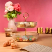 Fecra Loren Katlı Kase Altın Fileli - 2