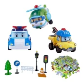 Nessiworld POLI-ZR-912 Robocar Poli Gogo City Seri Poli Burky Helly Oyun Seti - 1