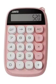 Sevimli Kare Tuşlu 10 Haneli Ldc Ekran Hesap Makinası Pembe - 1