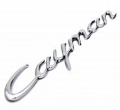 PORSCHE CAYMAN BAGAJ YAZISI KROM - 1