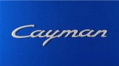 PORSCHE CAYMAN BAGAJ YAZISI KROM - 2