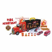 Nessiworld ERN-875 Heroes Toys Çantalı İtfaiye Taşıyıcı Tır Seti - Eren Oyuncak - 3