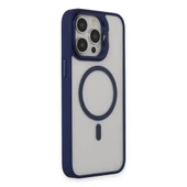 İPhone 14 Pro Max Uyumlu Kılıf ve Lens Magsafe Standlı Kamera Camlı Kapak - 2