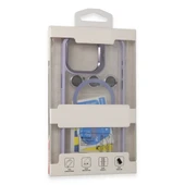 İPhone 14 Pro Max Uyumlu Kılıf ve Lens Magsafe Standlı Kamera Camlı Kapak - 3