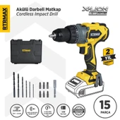 RTX3020B Şarjlı Darbeli Matkap Kömürsüz 150Nm - Akü Hariç - 1