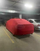 Kırmızı Penye Universal Sedan Branda  Fiat Egea, Toyota Corolla, Renault Megane, Honda Civic, Opel Astra Uyumlu, Şık ve Dayanıklı Koruma - 5