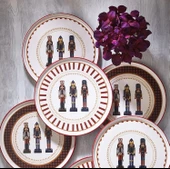 Fecra Kurşun Asker 6 Parça Servis Tabağı Seti thumbnail 2