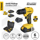 RTS5010 Şarjlı Matkap Kömürsüz 54 Nm 2x2 Ah 20V Çift Akü S-Lion - Akü Dahil thumbnail 1