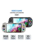 M22 Pro Retro Oyun Konsolu 5.0 ’’ıps Ekran Dahili 20000+ Oyun Emülatörleri Rgb Led Joystick - 4