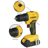 RTS5010 Şarjlı Matkap Kömürsüz 54 Nm 2x2 Ah 20V Çift Akü S-Lion - Akü Dahil thumbnail 3