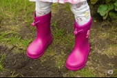 Konçlu Kız Çocuk Yağmur Çizmesi 26-35 Fuşya thumbnail 1
