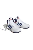 adidas Hoops 3.0 Mid K GZ9647 Beyaz & Lacivert Çocuk Günlük Ayakkabı - 3