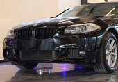 BMW F10 PARLAK SİYAH ÇİFT ŞERİT M5 PANJUR SETİ 2011-2016 - 2