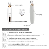 Beauty Vogue Vakumlu Siyah Nokta-akne-sivilce-clean Yüz-cilt Temizleme Bakım Cih thumbnail 4