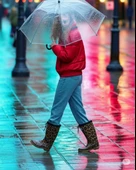 Konçlu Kadın Yağmur Çizmesi 36-40 Leopar thumbnail 1