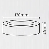 Maxled 6W Yuvarlak Sıva Üstü Led Panel 6500K Beyaz thumbnail 3