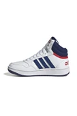 adidas Hoops 3.0 Mid K GZ9647 Beyaz & Lacivert Çocuk Günlük Ayakkabı - 2