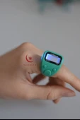 Mini Işıklı Zikirmatik Yeşil - 1