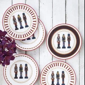 Fecra Kurşun Asker 6 Parça Pasta Tabağı Seti - 3