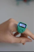 Mini Işıklı Zikirmatik Yeşil - 1