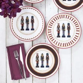 Fecra Kurşun Asker 6 Parça Pasta Tabağı Seti - 2