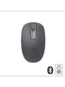 Logitech M196 Bluetooth Kablosuz Mouse ve Nero 15.6 inç Notebook Sırt Çantası - Siyah - 2