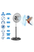 5 Metal Kanatlı Soğutucu Vantilatör Pervane 3 Kademe Hız Kontrol 18’’inch - 80w - 1