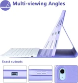 Apple iPad Pro 11inç M4/M5 Kılıf Kablosuz Klavyeli Case Mobax 2024/2025 thumbnail 5