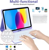 Apple iPad Pro 11inç M4/M5 Kılıf Kablosuz Klavyeli Case Mobax 2024/2025 thumbnail 4