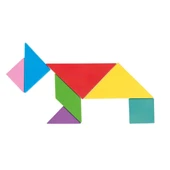 Nessiworld 03 569 Ahşap Manyetik Tangram -Pilsan Oyuncak - 1