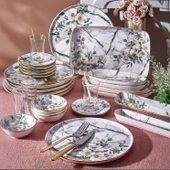 Fecra Monza 35 Parça Gold Fileli Kahvaltı Seti - 1